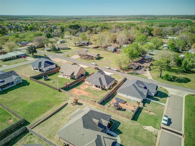 308 W Kerby Ave, Washington, OK 73080 - birds eye view of property featuring a residential view