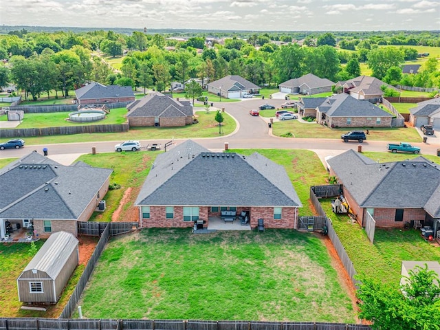 207 Lyla Glen St, Washington, OK 73093 - aerial perspective of suburban area