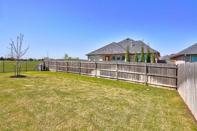 101 Pont Neuf Ct, Edmond, OK 73034 - view of yard featuring a fenced backyard