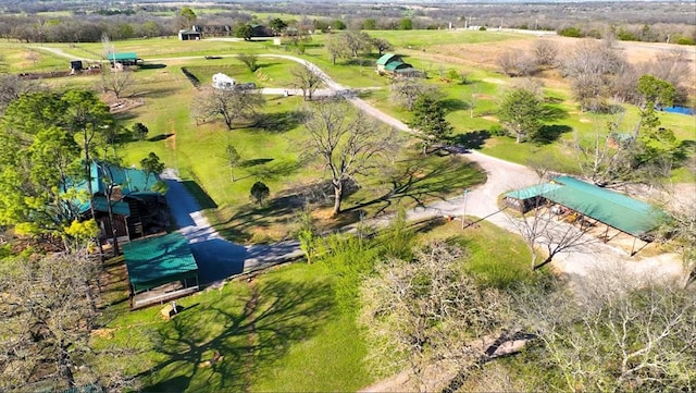 31230 N County Road 3170, Elmore City, OK 73433 - drone / aerial view featuring a rural view