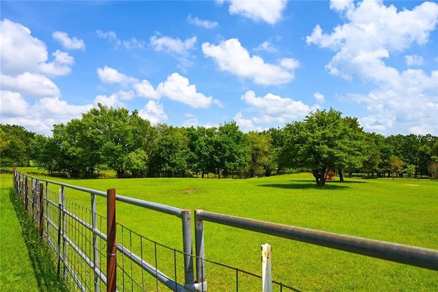 31230 N County Road 3170, Elmore City, OK 73433 - view of yard with fence and a rural view