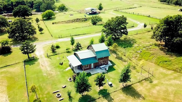 31230 N County Road 3170, Elmore City, OK 73433 - bird's eye view with a rural view