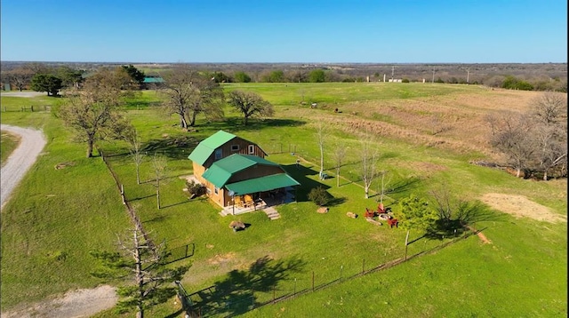 31230 N County Road 3170, Elmore City, OK 73433 - bird's eye view featuring a rural view