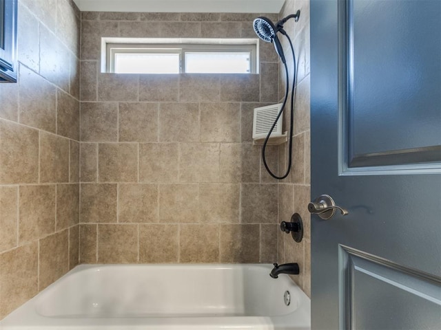15213 Wilford Way, Edmond, OK 73013 - full bathroom with washtub / shower combination