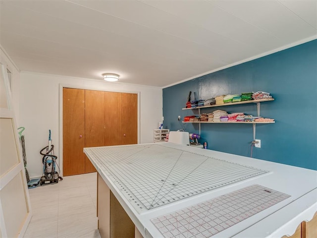 view of laundry area