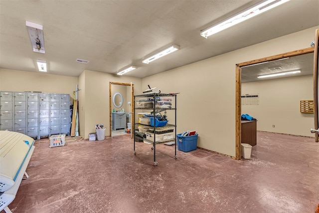 interior space with visible vents