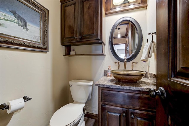 2293 Cottage Ln, Blanchard, OK 73010 - bathroom with vanity and toilet