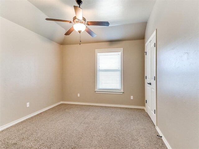13340 Greenscape Rd, Piedmont, OK 73078 - carpeted empty room with baseboards and ceiling fan
