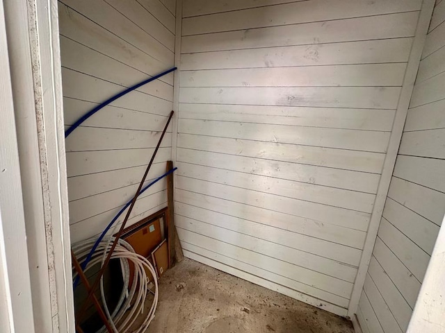 view of storage area