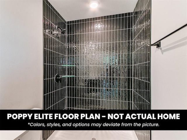 1116 SW 139th St, Oklahoma City, OK 73170 - full bathroom featuring tiled shower