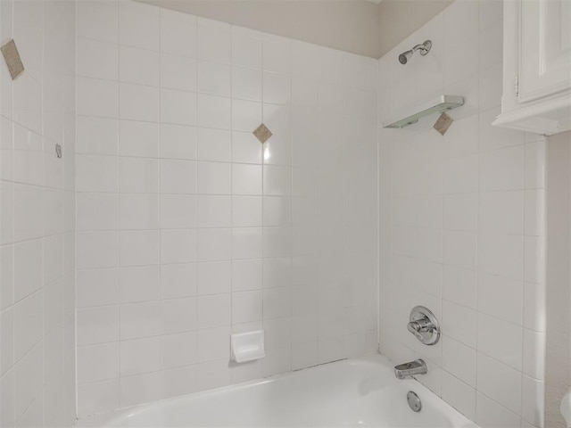 full bath with bathing tub / shower combination