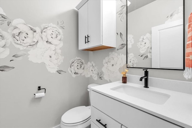 508 NW 175th St, Edmond, OK 73012 - half bath with vanity and toilet