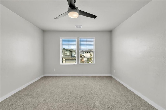 508 NW 175th St, Edmond, OK 73012 - unfurnished room with ceiling fan, carpet floors, and baseboards