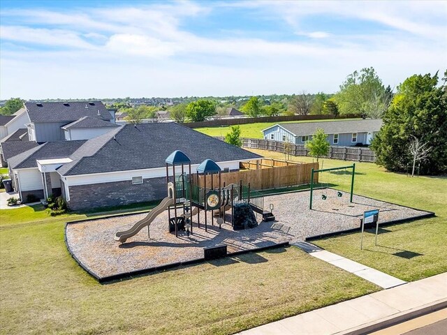 508 NW 175th St, Edmond, OK 73012 - communal playground featuring a residential view
