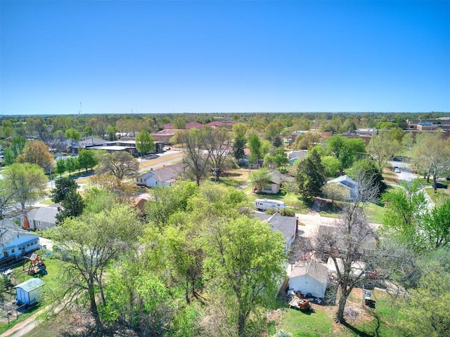 drone / aerial view featuring a residential view