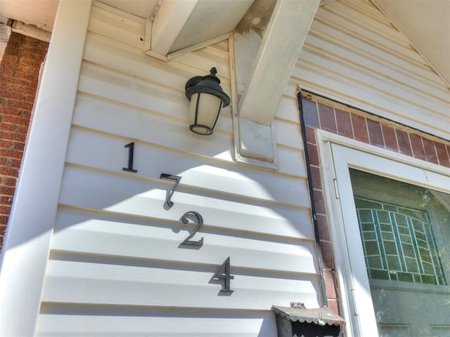view of exterior details