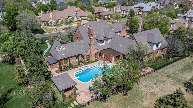 5100 Wisteria Dr, Oklahoma City, OK 73142 - drone / aerial view featuring a residential view