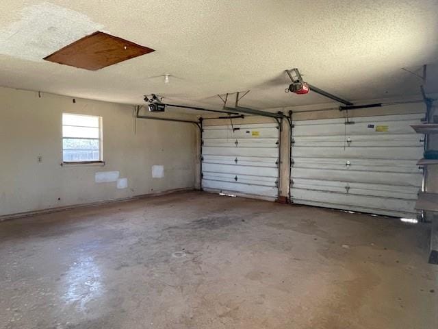401 Memorial Dr, Okarche, OK 73762 - garage featuring a garage door opener