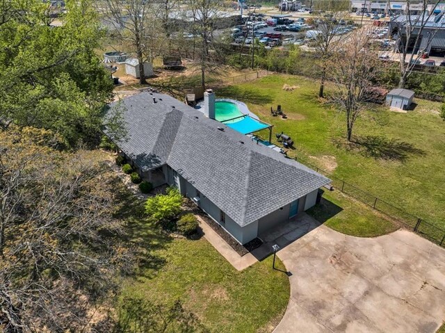 2315 Grisso Dr, Seminole, OK 74868 - drone / aerial view