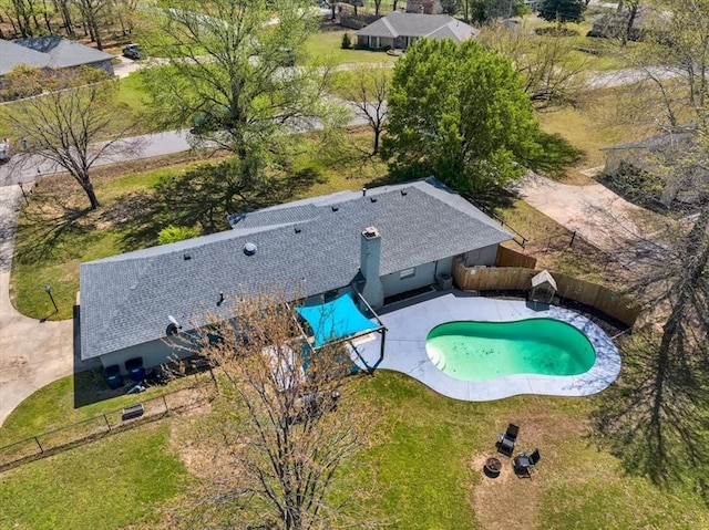 2315 Grisso Dr, Seminole, OK 74868 - birds eye view of property
