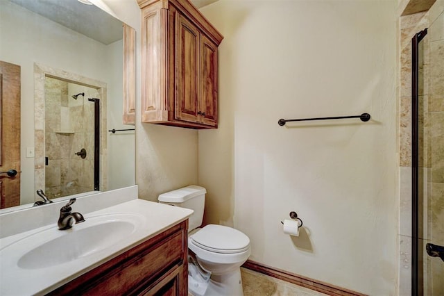 11016 Katie Beth Ln, Oklahoma City, OK 73170 - full bath with toilet, a tile shower, and vanity