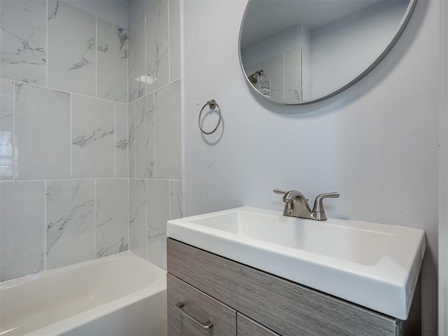 full bath featuring vanity