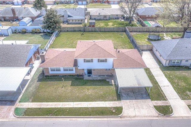 2428 SW 79th St, Oklahoma City, OK 73159 - drone / aerial view featuring a residential view