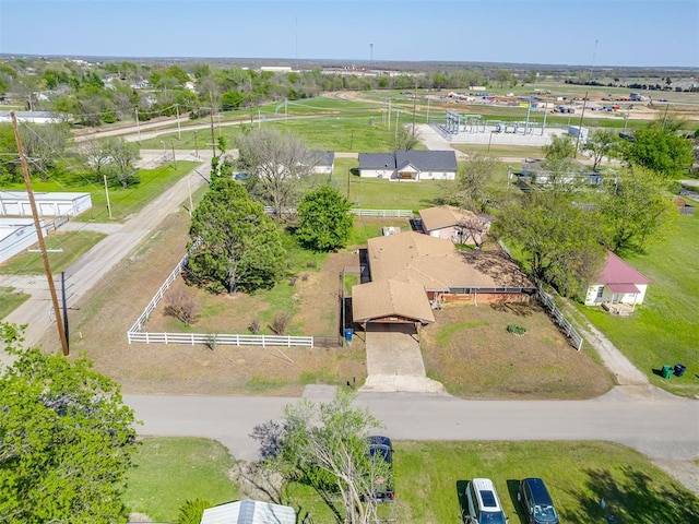 209 S 2nd Ave, Stroud, OK 74079 - birds eye view of property