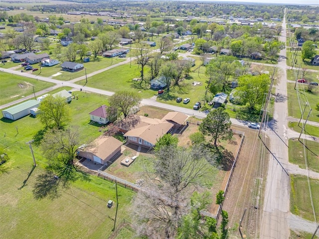 209 S 2nd Ave, Stroud, OK 74079 - bird's eye view with a residential view
