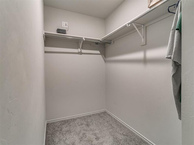 9704 Saddle Dr, Yukon, OK 73099 - walk in closet featuring carpet flooring