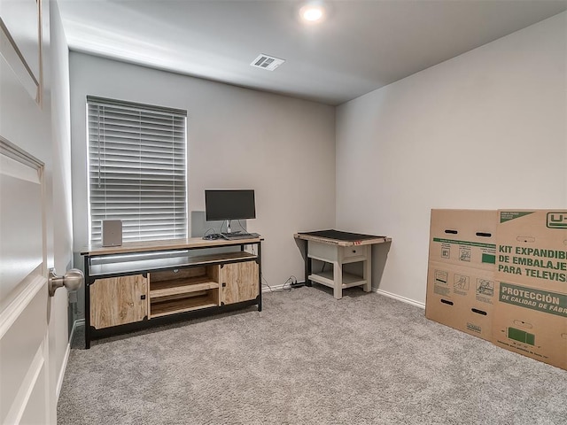 9704 Saddle Dr, Yukon, OK 73099 - office area with visible vents and carpet
