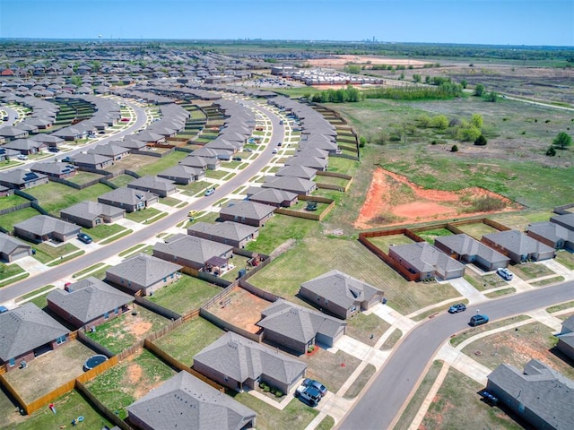 9704 Saddle Dr, Yukon, OK 73099 - drone / aerial view featuring a residential view