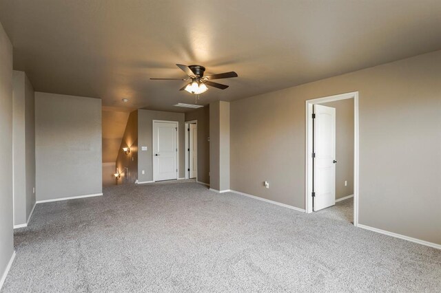 5800 SE 142nd St, Oklahoma City, OK 73165 - spare room with carpet floors, baseboards, and ceiling fan