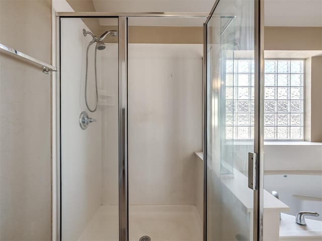 full bath with a stall shower