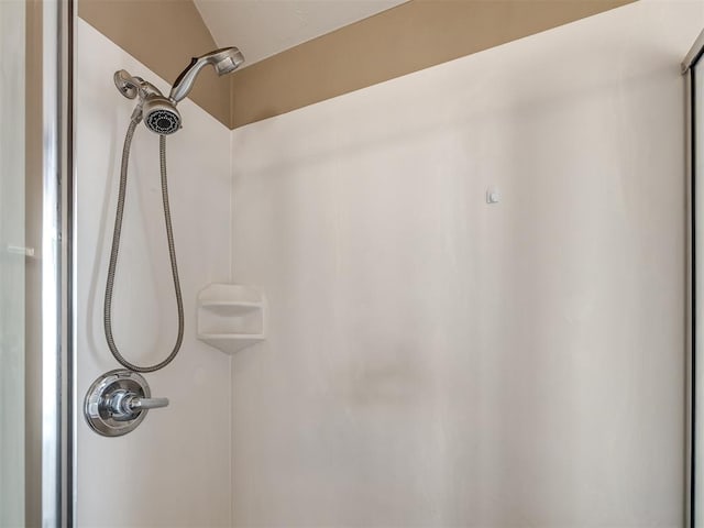 details featuring walk in shower