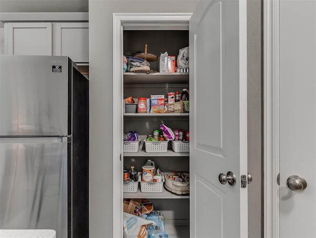 view of pantry