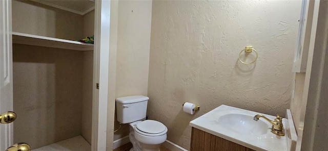 17904 Kings Rd, Shawnee, OK 74801 - bathroom featuring toilet and vanity