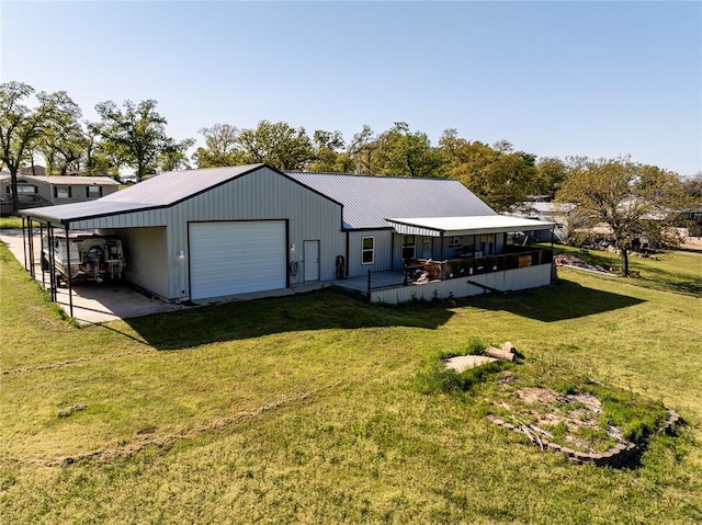 4556 Cobra Ln, Kingston, OK 73439 - exterior space featuring a yard
