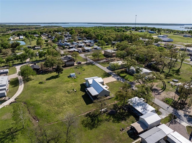 4556 Cobra Ln, Kingston, OK 73439 - bird's eye view featuring a residential view and a water view
