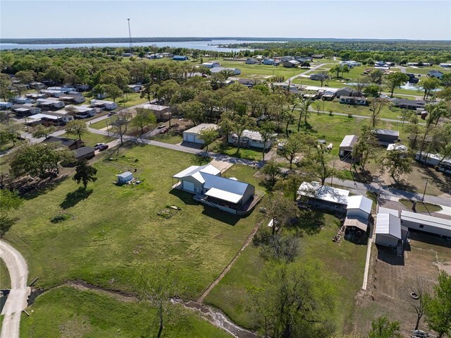 4556 Cobra Ln, Kingston, OK 73439 - aerial view featuring a residential view and a water view