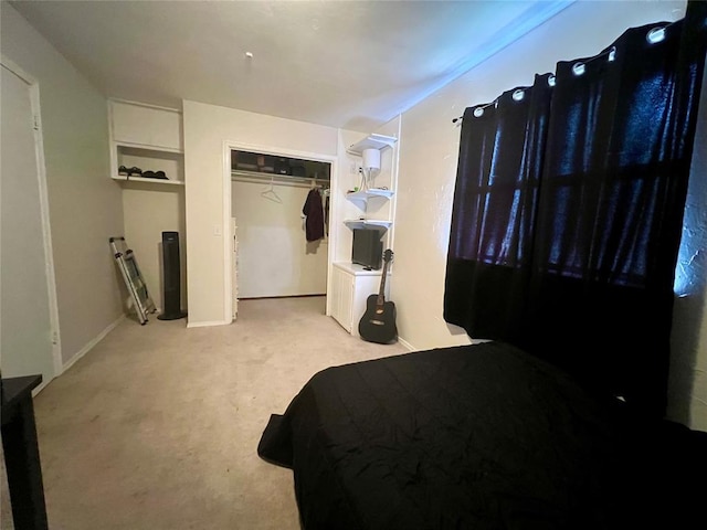136 Skyline Dr, Chickasha, OK 73018 - bedroom featuring light carpet and a closet
