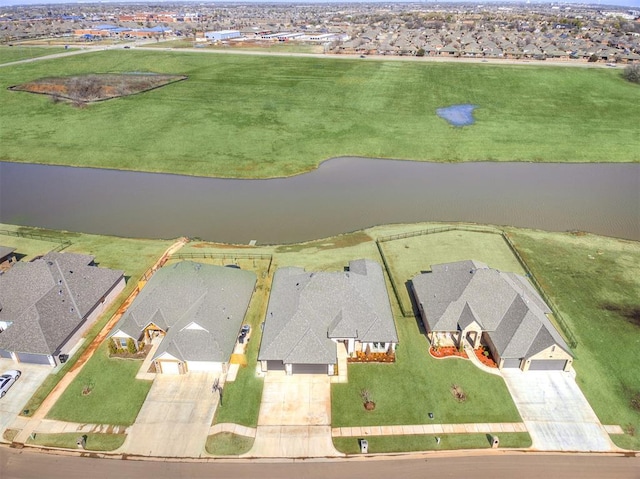 birds eye view of property featuring a residential view