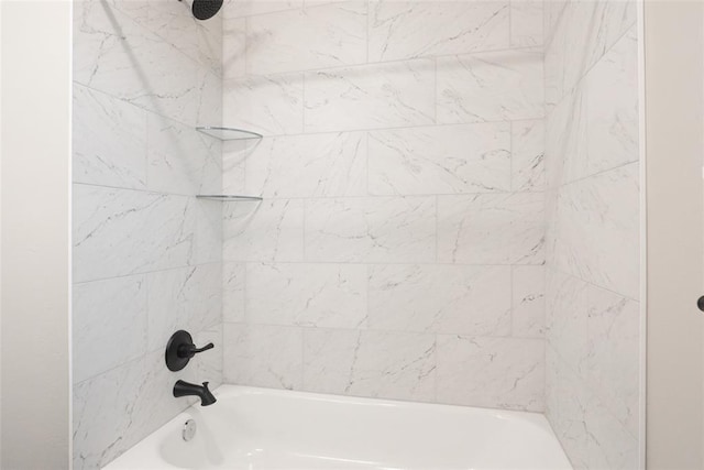 bathroom featuring shower / bath combination