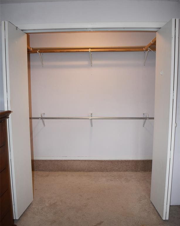 view of closet