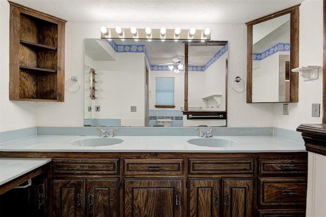 1113 Bank Side Cir, Edmond, OK 73012 - full bathroom with double vanity and a sink
