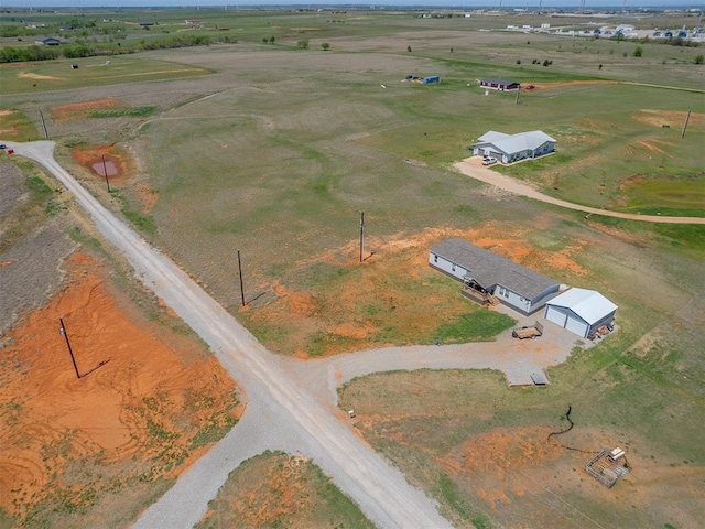 28737 Oakwood Meadows Dr, Cashion, OK 73016 - aerial view with a rural view