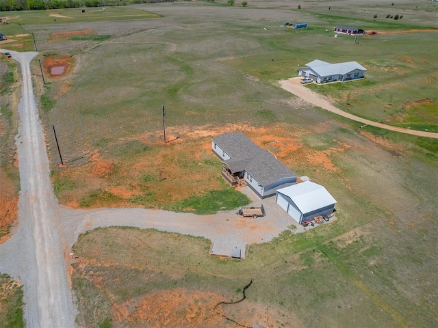 28737 Oakwood Meadows Dr, Cashion, OK 73016 - drone / aerial view featuring a rural view