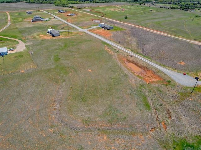 28737 Oakwood Meadows Dr, Cashion, OK 73016 - birds eye view of property featuring a rural view