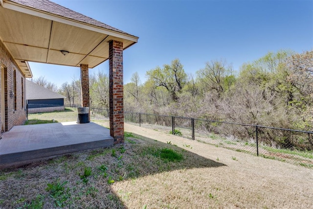 3719 Black Forrest Ct, Newcastle, OK 73065 - view of yard with a fenced backyard and a patio area