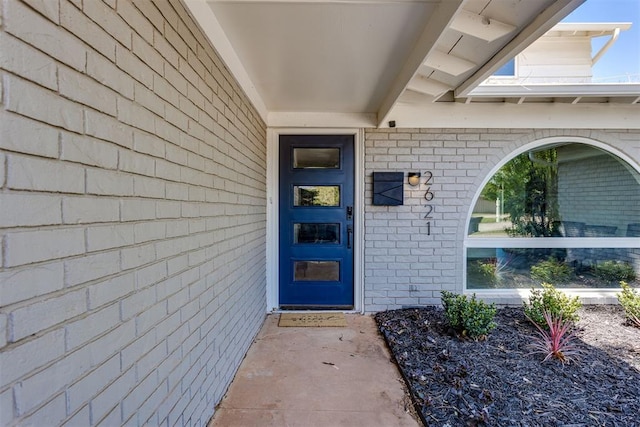 2621 NW 121st St, Oklahoma City, OK 73120 - property entrance with brick siding
